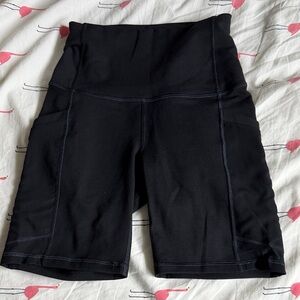 Fabletics Black Bike Shorts